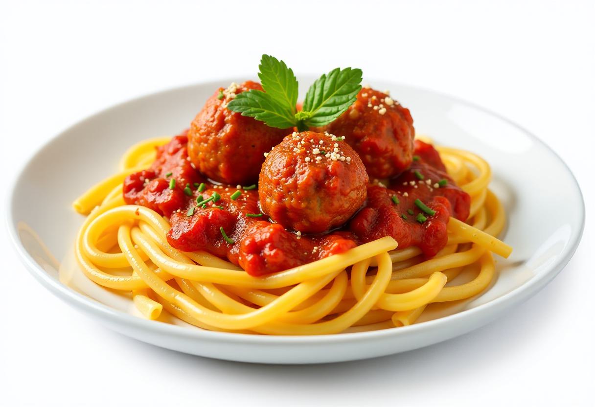 Classic Italian Pasta with Meatballs